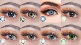 Types of eye lens color with name || Latest ideas || #youtubevideos #eyelenses