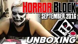 Horror Block Unboxing - September 2016 (Count Jackula)