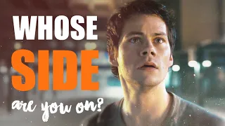 Whose side are you on? || The Maze Runner [Janson x Thomas]