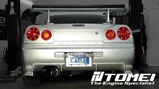 The R34 Gets an upgrade - Tomei Ti Exhaust Sounds so perfect - R34 GTT RB25