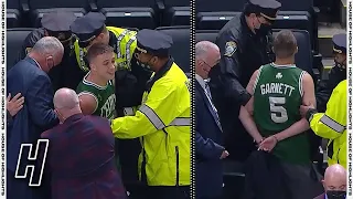 Celtics Fan Throws Water Bottle at Kyrie Irving, Gets Handcuffed & Arrested - 2021 NBA Playoffs