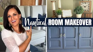 I Flew to Maine to do a Living Room Makeover in Our AirBnB!