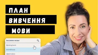 План вивчення іноземної мови