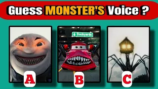 Guess The Monster's Voice | Thomas Exe 🆚 Lightning McQueen Eater 🆚 House Head