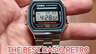 CASIO A 168WA Retro Digital Original - UNBOXING