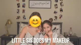 Little Sister Does My Makeup!!