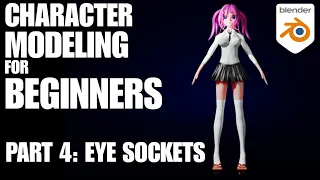 Blender Tutorial — Character Modeling Part 04 [Eye Socket]