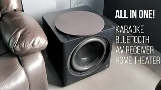 Home Theater and Karaoke Music Room Setup