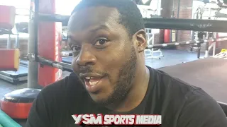 "BEATING UP GROWN MEN" Greg Hackett reacts to Curmel Moton KO win in Pro Debut