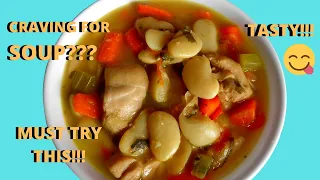 How to Cook Chicken & Lima Beans Soup #youtube