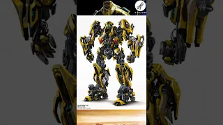 BUMBLEBEE head and body concept art from Transformers (2007) #shorts #short #shortsfeed