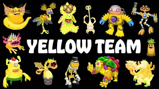 All Yellow Monsters (All Sounds & Animations) | My Singing Monsters