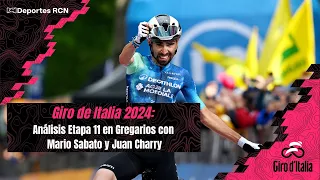 Giro de Italia 2024: Análisis Etapa 11 en Gregarios con Mario Sabato y Juan Charry