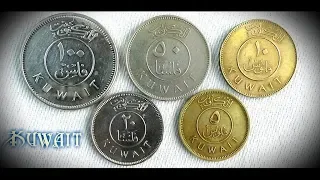 Coin collection | Kuwait | 5 Coins ( Fils ) from 1977