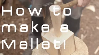 How to make a mallet from a single piece of wood