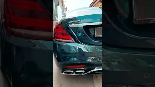 ШИКАРНЫЙ ЗВУК для Mercedes S 63 AMG😈 #shorts #amg #exhaust #mercedes #s63amg