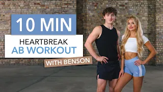 10 MIN HEARTBREAK AB WORKOUT - with Benson Boone, love & heartbreak songs I Pamela Reif