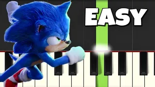 Sonic The Hedgehog 2 Dance Battle Song | EASY Piano Tutorial