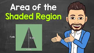 How to Find the Area of the Shaded Region | Triangle in a Square | Math with Mr. J