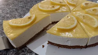 Easy No-Cook Lemon Cheesecake Recipe!!