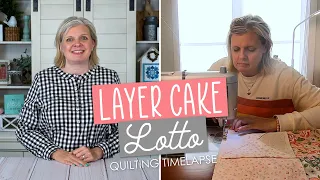 What can you make with ONE LAYER CAKE? 🤗 Layer Cake Lotto CHALLENGE GIVEAWAY + Timelapse