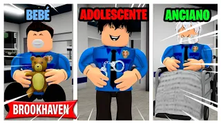 POLICIA BEBÉ vs POLICIA ADOLESCENTE vs POLICIA ANCIANO en BROOKHAVEN - Roblox YoSoyLoki