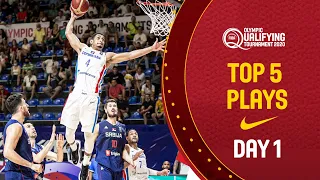 Nike Top 5 Plays | Day 1 | FIBA Olympic Qualifying Tournament 2020