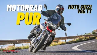 Moto Guzzi V85 TT 2024 im Test - Motorradfahren in Reinform
