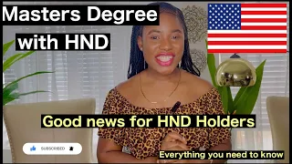 STUDY ABROAD WITH HND!!! | Everything you need to know #HND #Masters #Nigeria #studyabroadwithHND