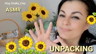 UNPACKING 📦🌻ASMR 🌻MUKBANG🌻