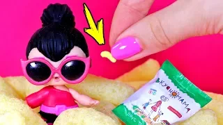 Corn sticks DIY! LOL Dolls Surprise!  Doll house! AnnaOriona