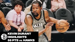 Kevin Durant Highlights | 55 Points vs. Atlanta Hawks