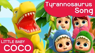 [리틀베이비 코코] Tyrannosaurus Song🦖 | 온가족 동요 | 같이 노래해요🎵 | 공룡 | 티라노사우루스 | 공룡송 | 공룡동요 | LittlebabyCoCo