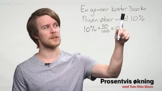 Prosentvis økning