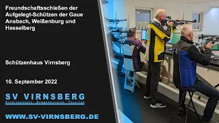 Aufgelegt-Schießen: Freundschaftsschießen der Gaue Ansbach, Weißenburg und Hesselberg