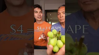 the world's most expensive grapes...🍇