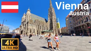 Vienna Austria 🇦🇹 - 4K Walking Tour - July 2022 City Tour 4K - Vienna 4K