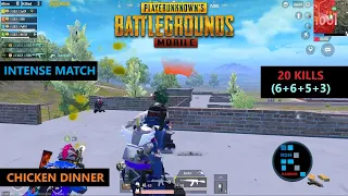 PUBG MOBILE | AMAZING "20 KILLS" INTENSE MATCH CHICKEN DINNER