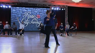 Rose City Swing 2022 - Brandi Guild and Robert Royston Inspirational J&J - 2nd Place