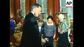 Former US President G. Bush meets Thailand King