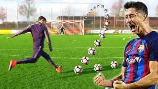 Free Kick Tutorial with ROBERT LEWANDOWSKI 🔥