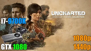 Uncharted Legacy of Thieves l GTX 1080 i7 9700K l Med High Ultra FSR Settings l 1080p 1440p