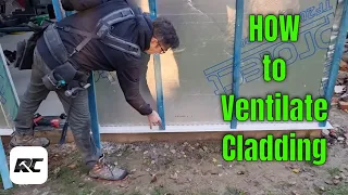 How to ventilate cladding