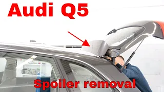 Audi Q5 Tailgate Spoiler removal