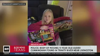 Body of missing girl Audrii Cunningham found in Trinity River