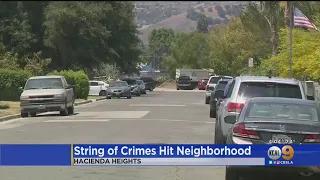 Hacienda Heights Neighborhood Hit By String Of Crimes; Elderly Woman Sexually Assaulted