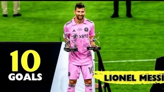 Lionel Messi - All 10 Goals For Inter Miami In Leagues Cup 2023.HD