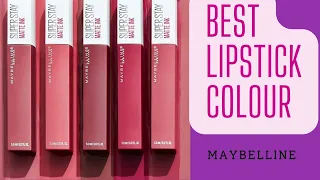 Lipsticks best lipstick maybelline 5 shade ||top colour 😍 💄👍