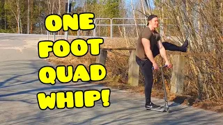 FLAT GOD DOES QUAD WHIP FLAT FROM ONE FOOT!