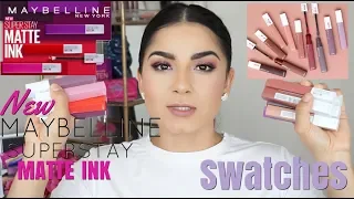 MAYBELLINE SUPER STAY MATTE INK|SWATCHES